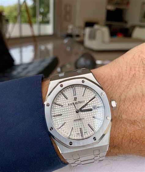 audemars piguet 15400 white dial